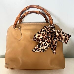 Authentic Vintage Gucci Bamboo Handle Bag